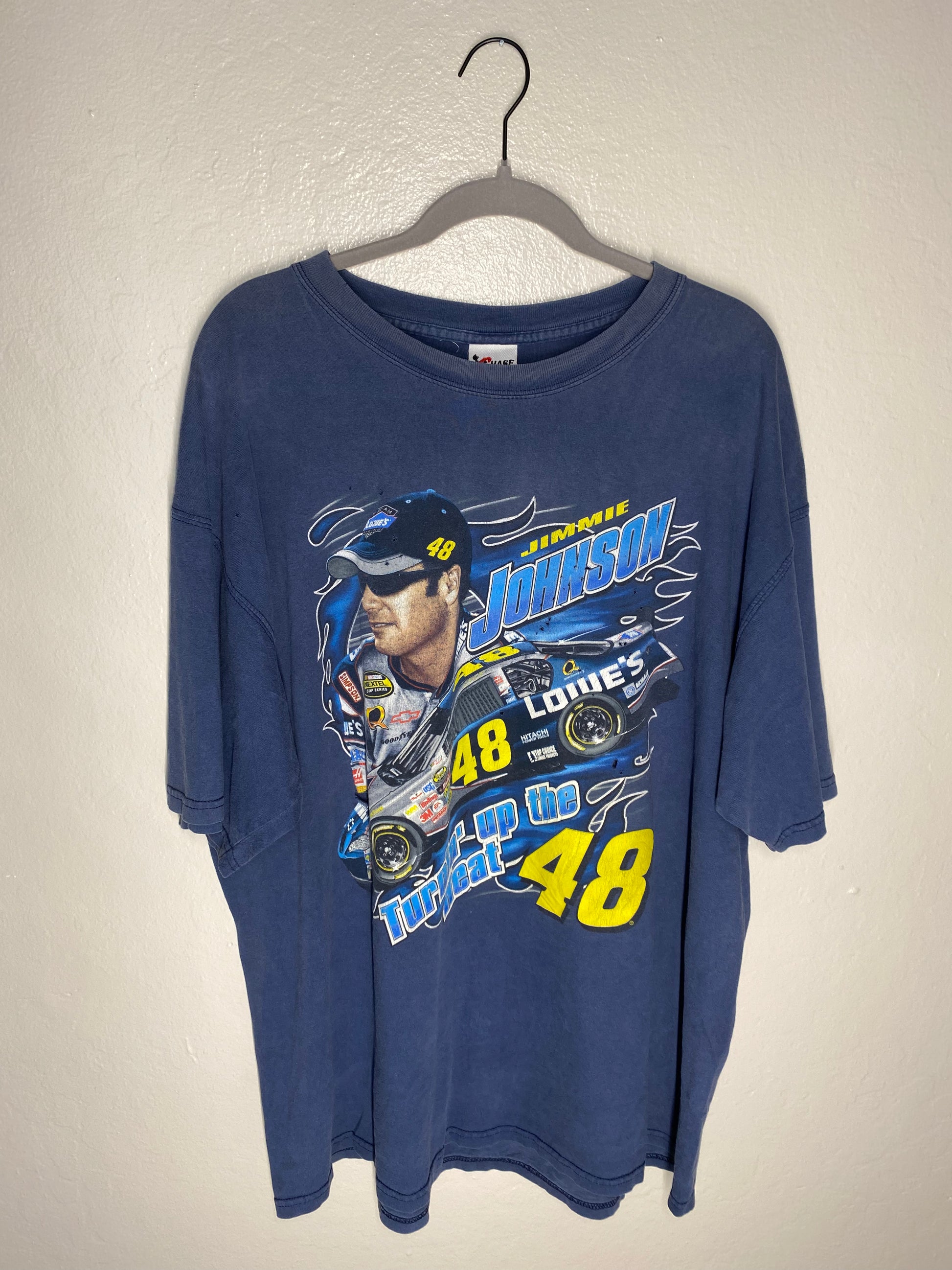 Vintage Jimmie Johnson Nascar Chase Authentics T Shirt wholelottapcs